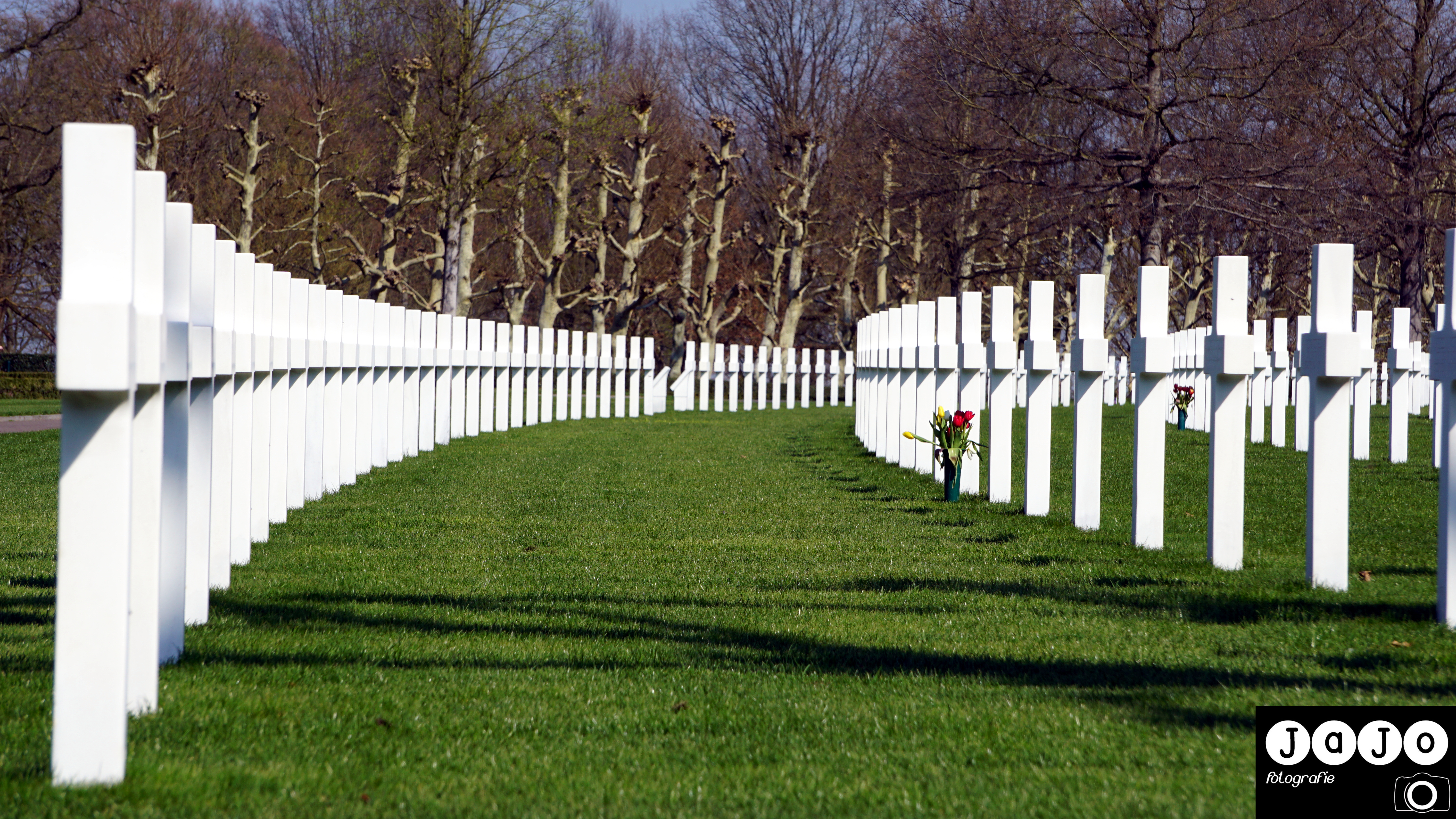 American War Cementery, World war two, World War 2, Herdenken, Bevrijding, 4 Mei, 5 Mei, Herdenken, Margraten, Limburg, Zuid Limburg, Marmeren Kruis, Waaiervorm, Soldaten, Soldier, Hero, Honour, Amerikaanse begraafplaats