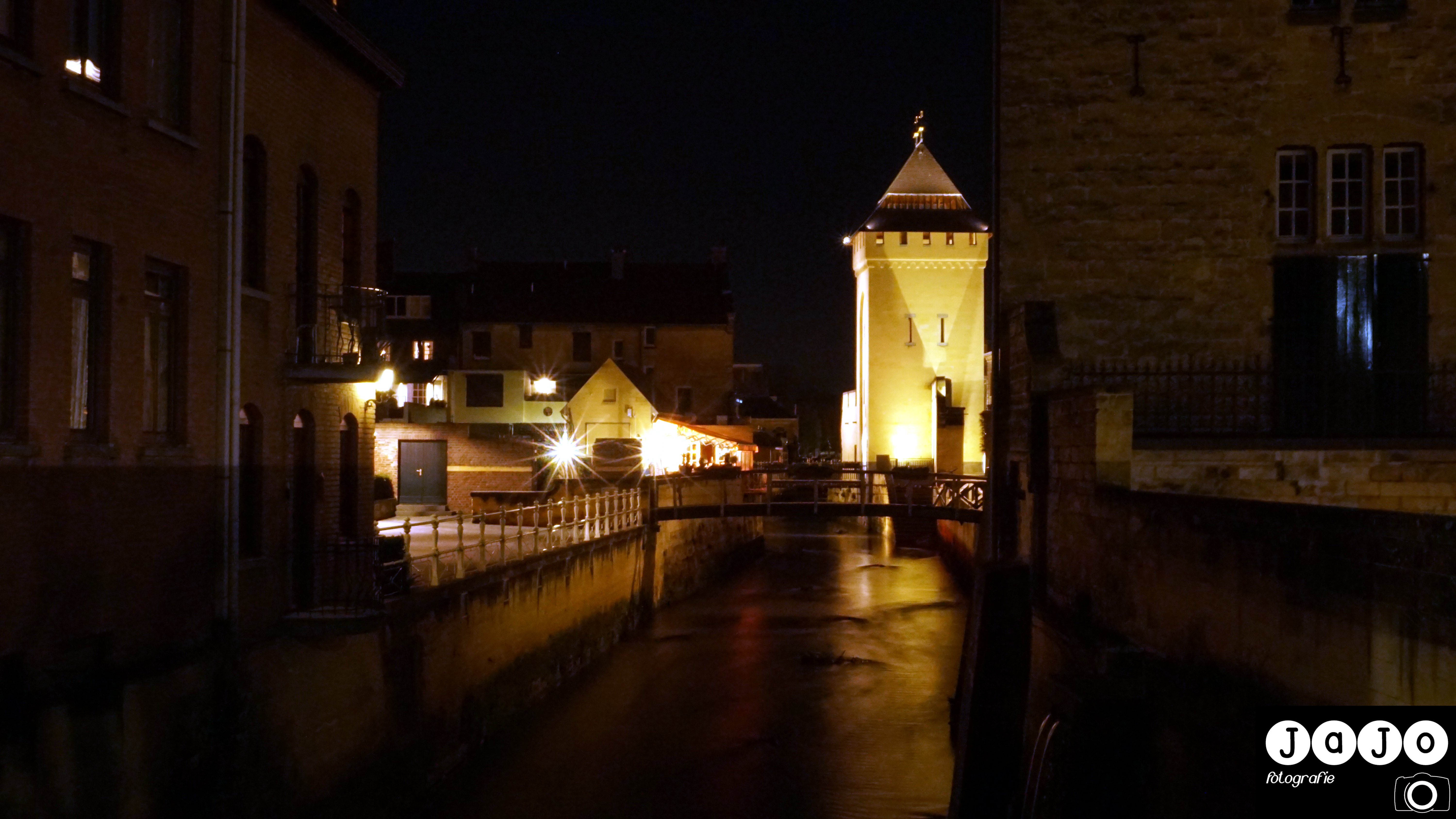 Geulpoort, Nacht foto, Limburg, Valkenburg, Zuid Limburg, Visit Zuid Limburg